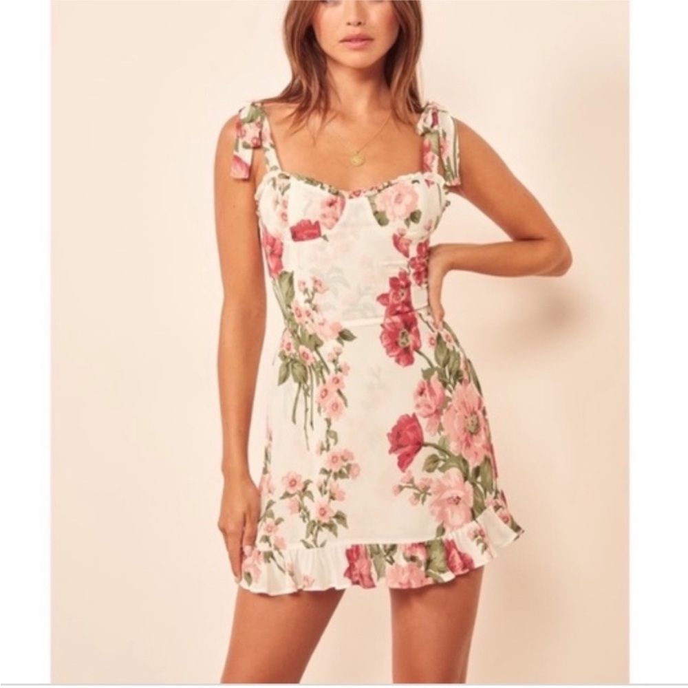 Reformation Christine Dress in floral print